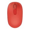 Mouse Microsoft Móvil Inalámbrico 1850 Rojo